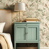 KELSEY Chinoiserie Birds Wallpaper | Beige Nursery and Botanical Wallpaper