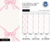 Coquette Pink Bow Trellis Wallpaper for nursery bedroom and cottage interiors