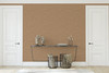 neutral jute texture wallpaper in farmhouse entryway decor