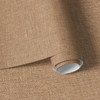 faux burlap jute wallpaper in terracotta with woven linen texture