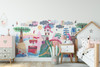Around The World Landscape Wall Decal 1005