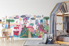 Around The World Landscape Wall Decal 1005