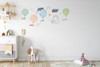 Hot Air And Clouds Travel Wall Decal 1010