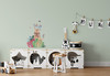 Fairytale Bear And Birds Wall Decal 1021