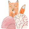 Fairytale Watercolor Fox Wall Decal 1022