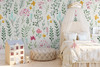 Watercolor Floral Botanical Wallpaper