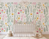 Watercolor Floral Botanical Wallpaper