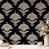 NOIR BLOOM Dark Wallpaper Floral Modern