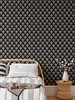 NOIR BLOOM Dark Wallpaper Floral Modern