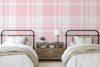 Pink Plaid Wallpaper Tartan Pattern