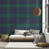 Traditional plaid wallpaper for cottage farmhouse or lodge decor