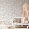 Blush Pink Magnolia Botanical Wallpaper