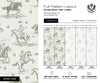 Sage Green Cowboy Wallpaper | Western Peel and Stick or Traditional Wallpaper