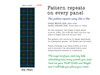 Blue Green Tartan Plaid wallpaper scale guide showing the 26 inch repeat and how the plaid pattern repeats on each 26 inch wide wallpaper panel