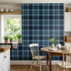 Blue Tartan Plaid Wallpaper, Classic Farmhouse Tartan Pattern