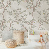 Forest Chinoiserie Wallpaper Floral Trees