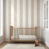linen stripe wallpaper entryway vertical stripe wallpaper neutral hallway wallpaper