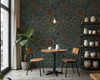 Ancestral Flowers Embossed Floral Wallpaper