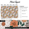 Boho Garden wallpaper samples guide and floral sample options