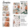 Boho Garden wallpaper samples guide and floral sample options