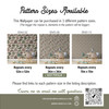 Mural layout guide for Vintage Duck Camo wallpaper