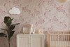 pink girls room wallpaper cowgirl rodeo themed wallcovering