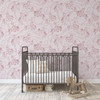 pink cowgirl wallpaper girls nursery with western horse pattern