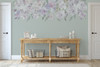 Lavender Floral Border Wall Decal | Nursery Floral Wall Decals