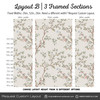 Woodland CHINOISERIE Wall Art Custom Panels