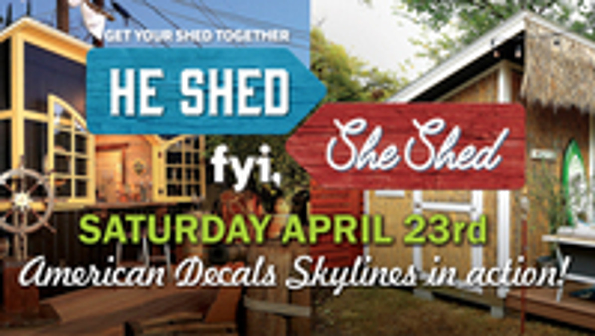 We will be on @FYI’s new show #HeShedSheShed this Saturday!