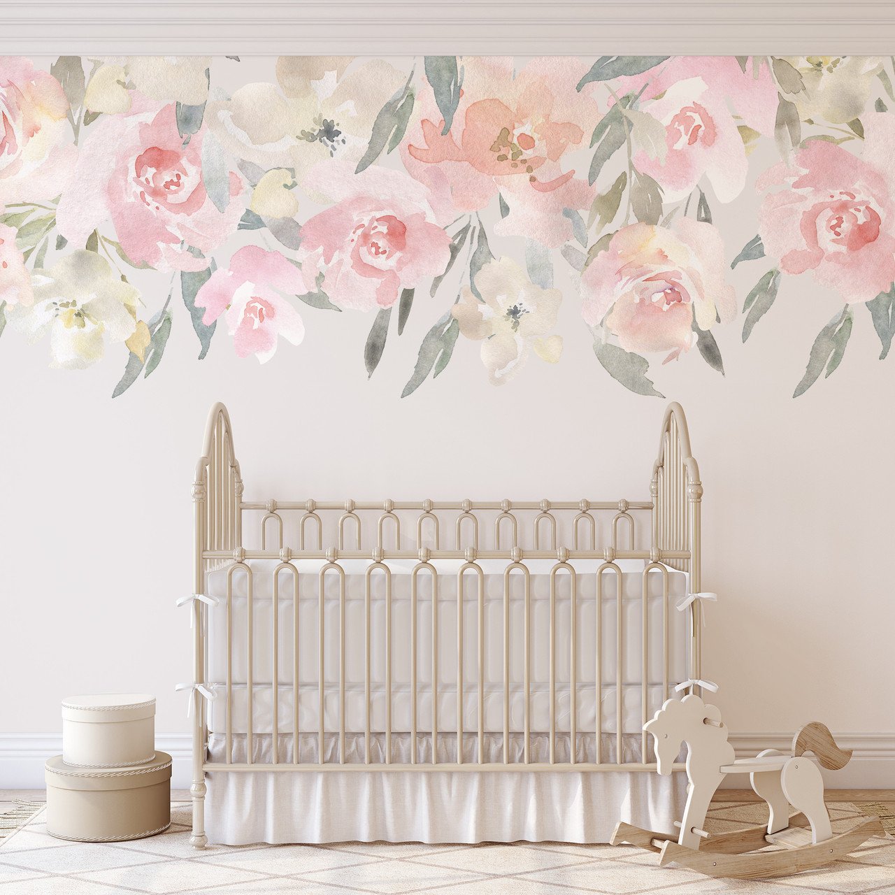 floral decor for nursery