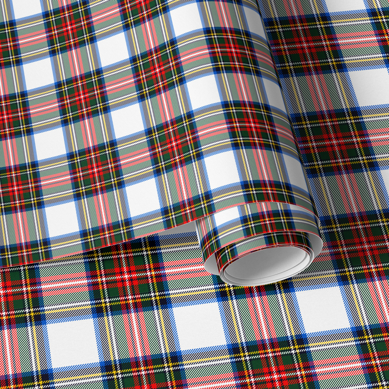STEWART Tartan Wallpaper Removable Peel and Stick Fabric