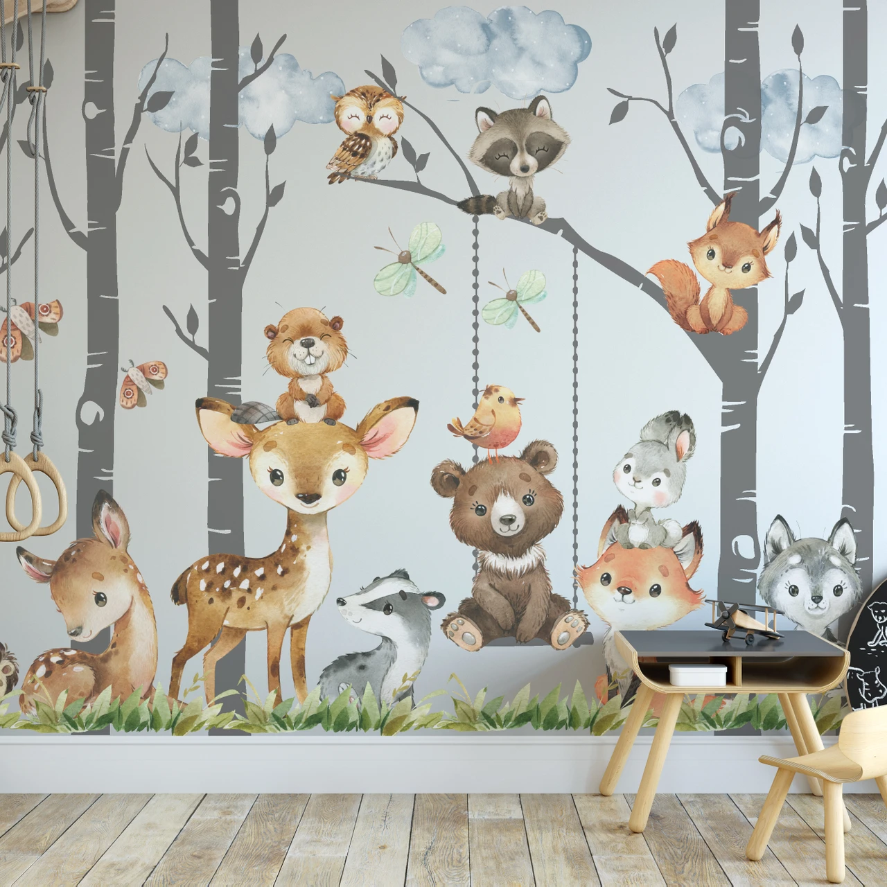 Baby Forest Animal Wallpaper