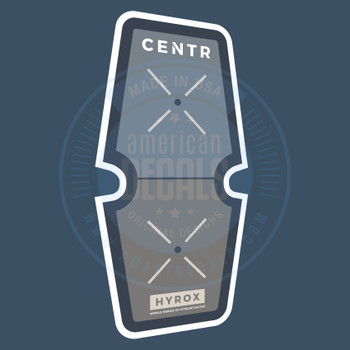 Wall Ball Target Heavy Duty Peel & Stick Wall Decal - Hyrox Competition