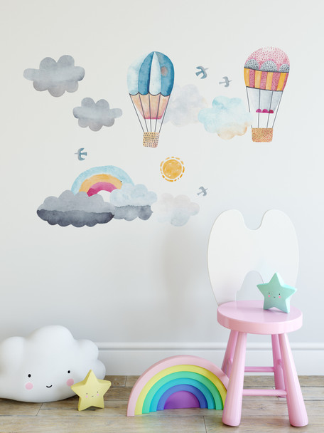 Hot Air Travel Wall Decal 1009