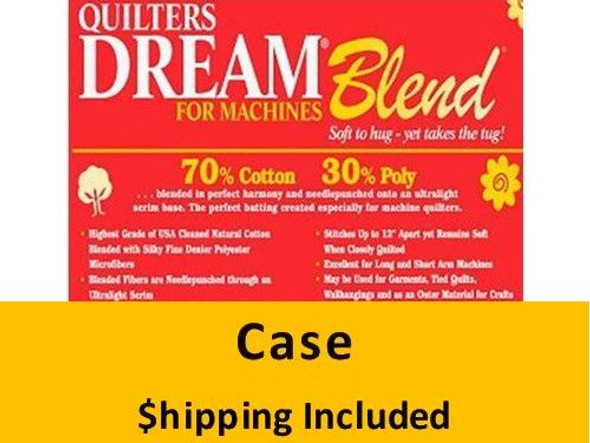 MCB Dream Blend for Machines Batting (Case (20 ), Crib 60 in x 46 in) shipping included*