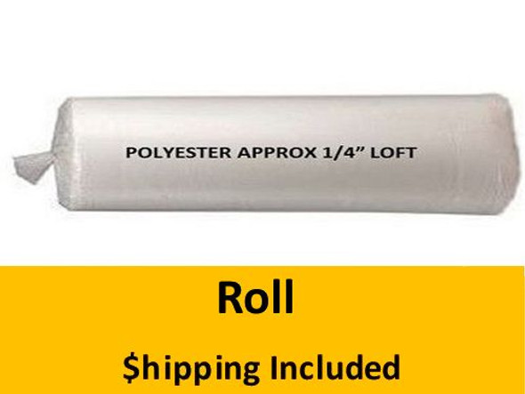 BY696 Hobbs Polyester Batting by the Roll (Queen 96 in x 30 yds) shipping included*