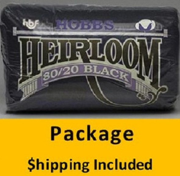 DKHL90 Hobbs Heirloom 80/20 Black (Package, Queen 90 in x 108 in) shipping included*