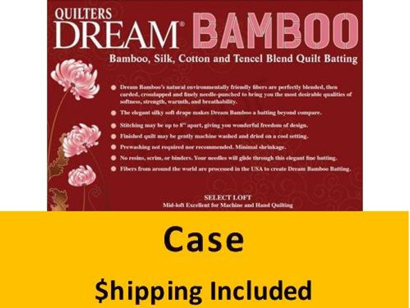 OSAM Dream Bamboo Batting (Case, Samples) shipping included*