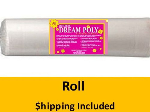 P4QR Dream Poly Select Batting (Roll, Queen 93 in x 30 yds) shipping included*