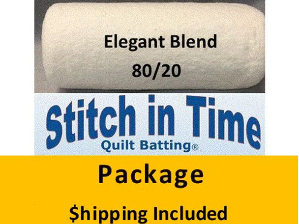 EB96 Elegant Blend 80/20 Batting (Package, Queen 96 in x 108 in) shipping included*