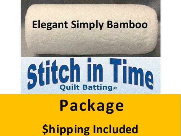 SB72 Simply Bamboo Batting (Package, Twin 72 in x 90 in) shipping included*