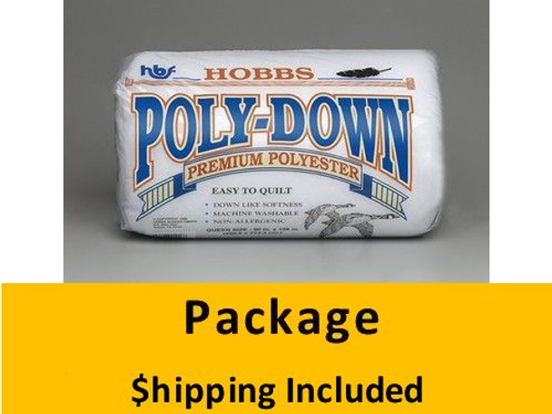 PD45 Hobbs Polydown Batting Package Crib