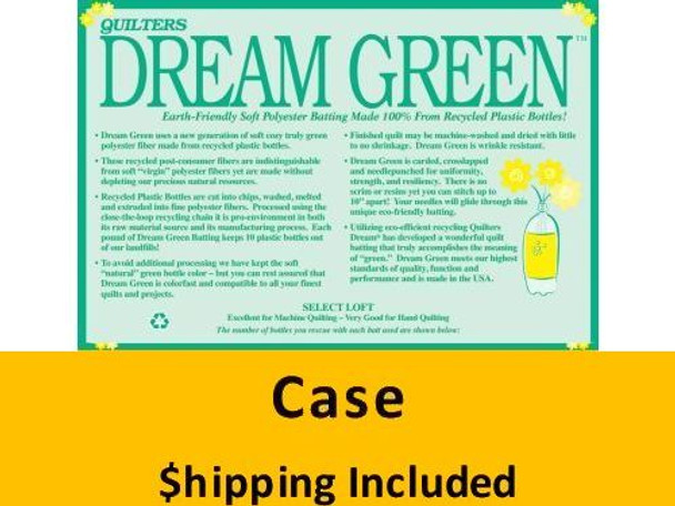 GSAM Dream Green Select Batting (Case, Sampler) shipping included*