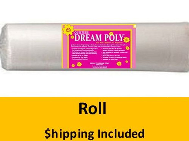 P4SR Dream Poly Select Batting (Roll, Throw 60 in x 30 yds) shipping included*