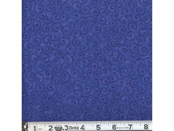 108 in.  Navy Tilt-a Whirl Cotton Wide Backing Quilt Fabric - shipping included*