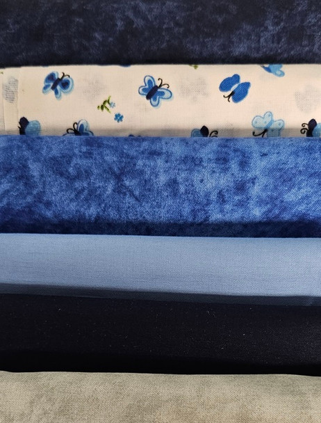 Sew Along Block of the Week Optional Kit- Shades of blue