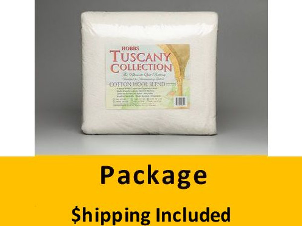 TCW72 Hobbs Tuscany Cotton Wool Blend Package Twin