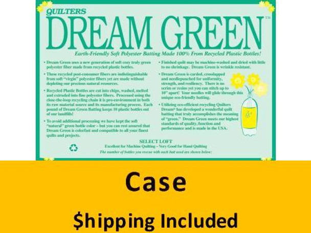 GQ Dream Green Batting ( Case(5), Queen 108 in x 93 in) shipping included*