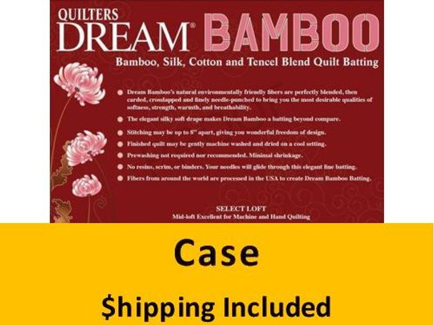OCR Dream Bamboo Batting (Case (20), Crib 46 in x 60 in) shipping included*